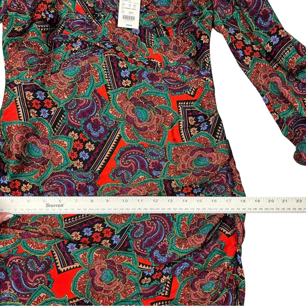 Veronica Beard Silk Floral Bodycon Dress Womens Size 8 New - Picture 11 of 14